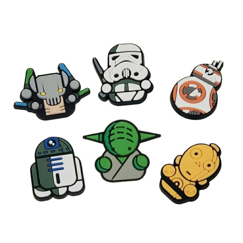 ‎Star Wars Shoe Charms Lot of 6